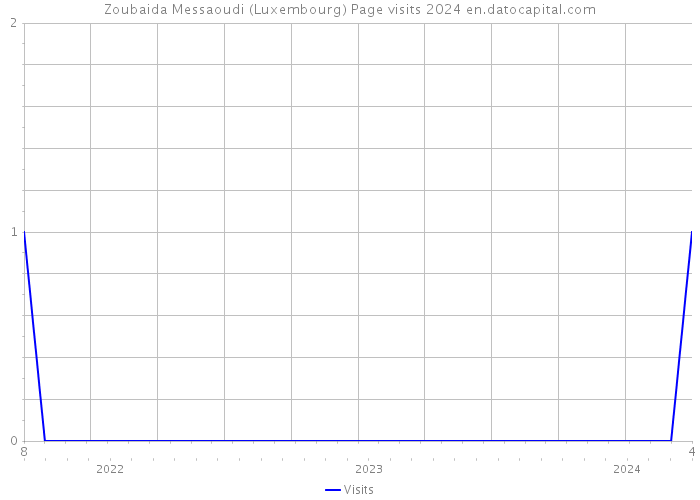 Zoubaida Messaoudi (Luxembourg) Page visits 2024 
