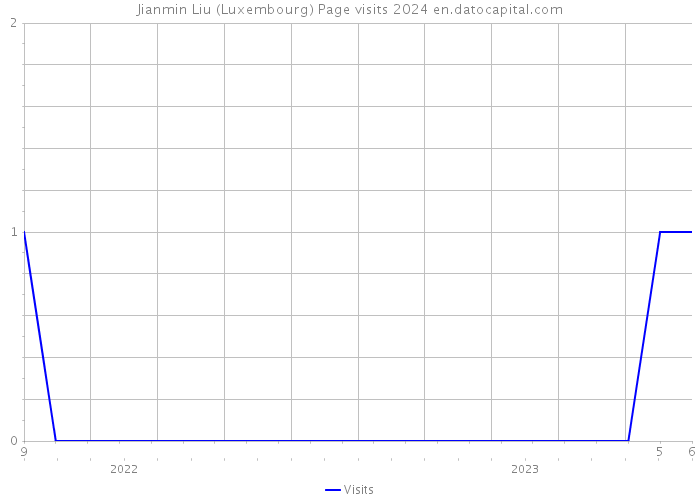 Jianmin Liu (Luxembourg) Page visits 2024 