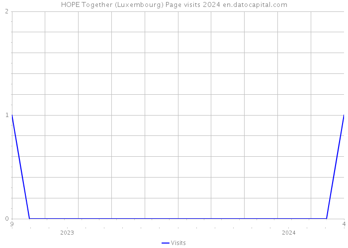 HOPE Together (Luxembourg) Page visits 2024 