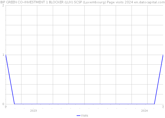 BIP GREEN CO-INVESTMENT 1 BLOCKER (LUX) SCSP (Luxembourg) Page visits 2024 
