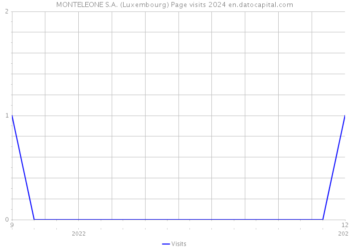 MONTELEONE S.A. (Luxembourg) Page visits 2024 