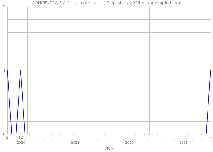 CONGENTRA S.A R.L. (Luxembourg) Page visits 2024 