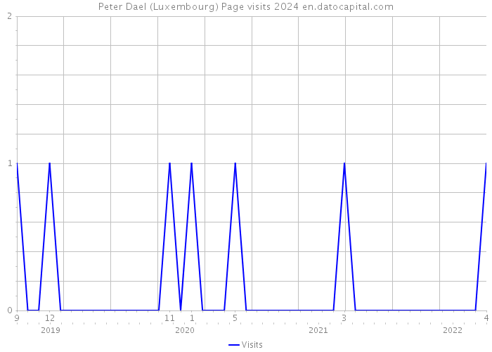 Peter Dael (Luxembourg) Page visits 2024 
