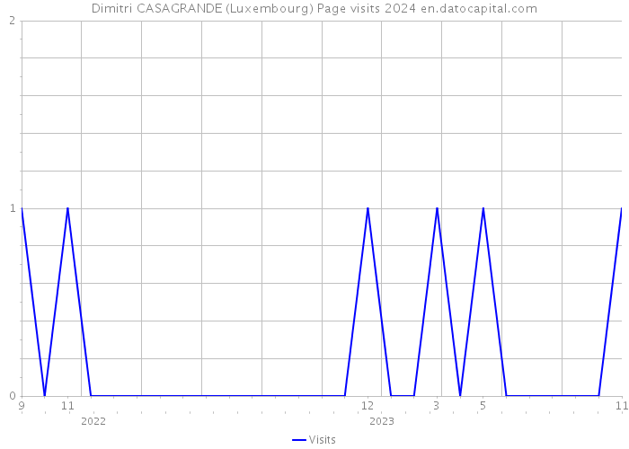 Dimitri CASAGRANDE (Luxembourg) Page visits 2024 