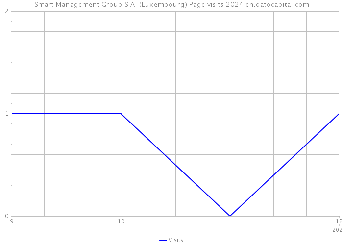 Smart Management Group S.A. (Luxembourg) Page visits 2024 
