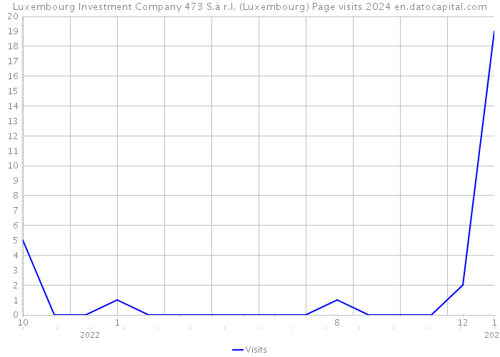 Luxembourg Investment Company 473 S.à r.l. (Luxembourg) Page visits 2024 