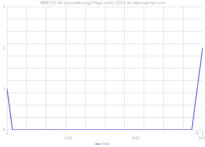 NEW CO SA (Luxembourg) Page visits 2024 