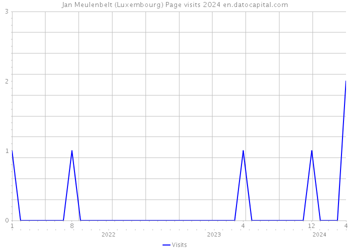 Jan Meulenbelt (Luxembourg) Page visits 2024 