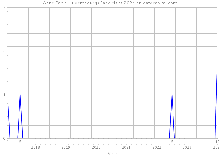 Anne Panis (Luxembourg) Page visits 2024 