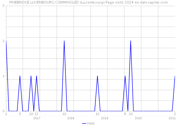 PINEBRIDGE LUXEMBOURG COMMINGLED (Luxembourg) Page visits 2024 