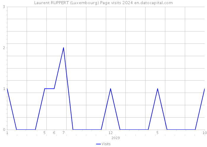 Laurent RUPPERT (Luxembourg) Page visits 2024 