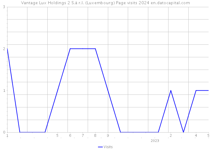 Vantage Lux Holdings 2 S.à r.l. (Luxembourg) Page visits 2024 