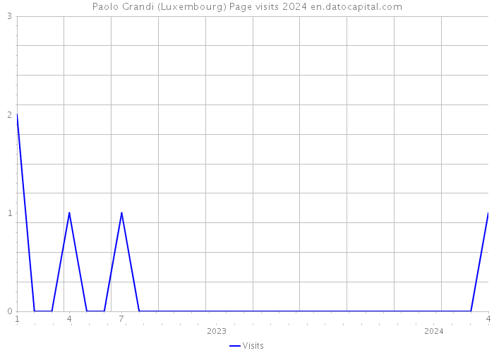 Paolo Grandi (Luxembourg) Page visits 2024 