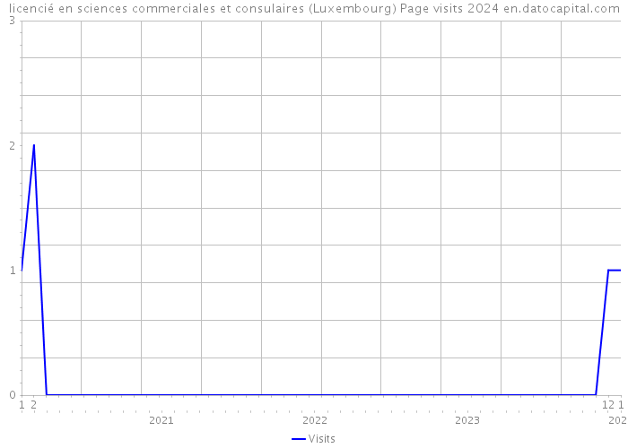 licencié en sciences commerciales et consulaires (Luxembourg) Page visits 2024 
