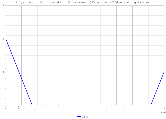 City of David - Kingdom of God (Luxembourg) Page visits 2024 