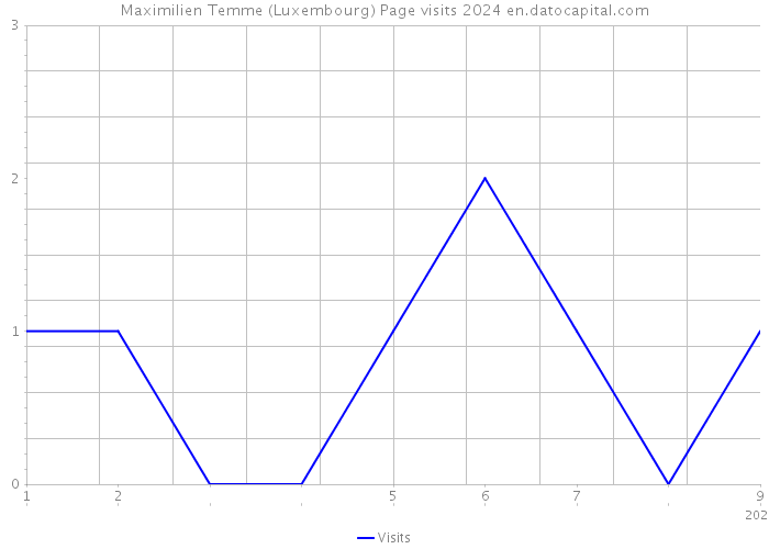 Maximilien Temme (Luxembourg) Page visits 2024 