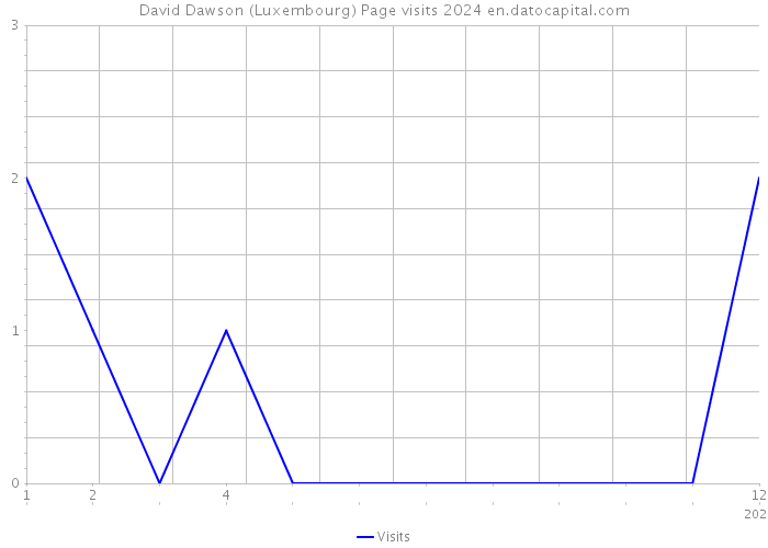 David Dawson (Luxembourg) Page visits 2024 