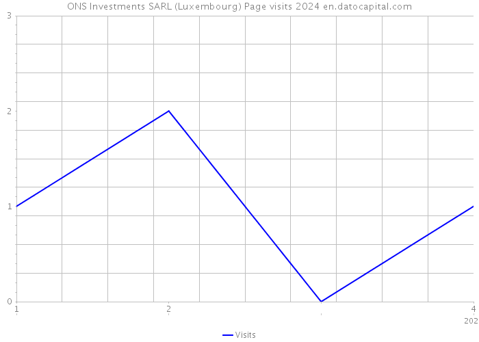ONS Investments SARL (Luxembourg) Page visits 2024 