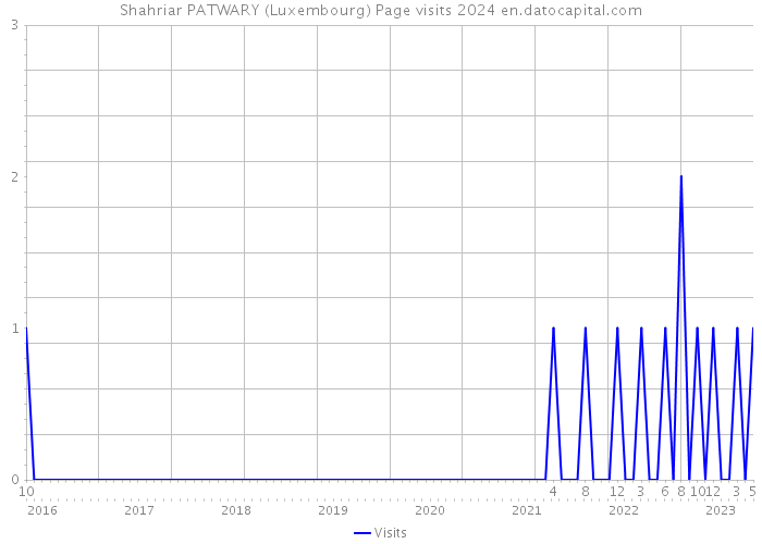 Shahriar PATWARY (Luxembourg) Page visits 2024 