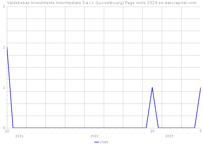 Valdebebas Investments Intermediate S.à r.l. (Luxembourg) Page visits 2024 