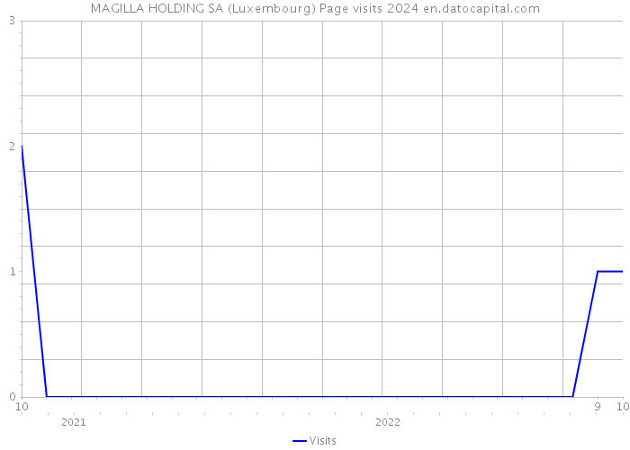 MAGILLA HOLDING SA (Luxembourg) Page visits 2024 