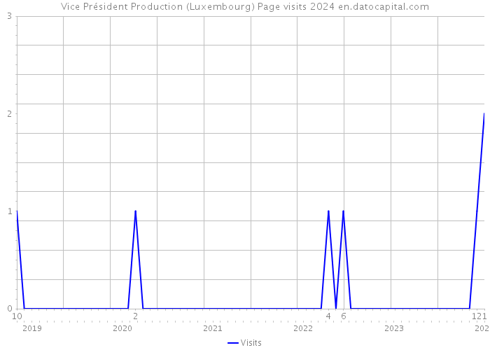Vice Président Production (Luxembourg) Page visits 2024 