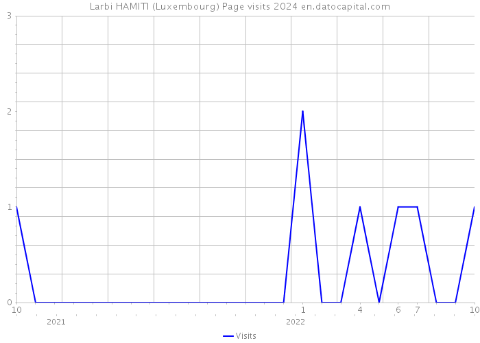 Larbi HAMITI (Luxembourg) Page visits 2024 