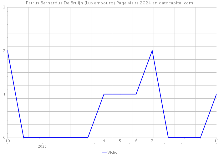 Petrus Bernardus De Bruijn (Luxembourg) Page visits 2024 