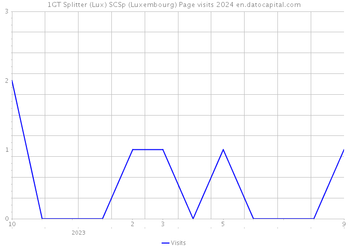 1GT Splitter (Lux) SCSp (Luxembourg) Page visits 2024 