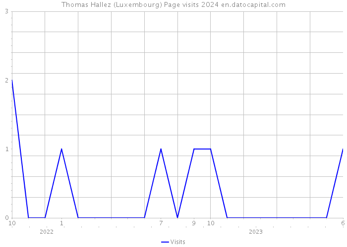 Thomas Hallez (Luxembourg) Page visits 2024 