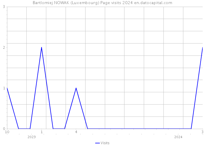 Bartlomiej NOWAK (Luxembourg) Page visits 2024 