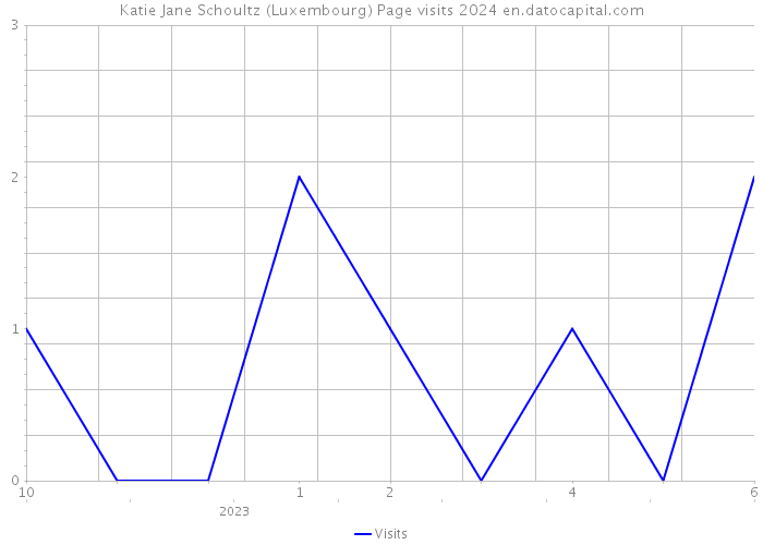 Katie Jane Schoultz (Luxembourg) Page visits 2024 