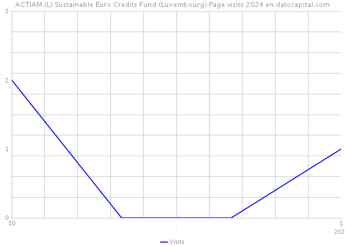 ACTIAM (L) Sustainable Euro Credits Fund (Luxembourg) Page visits 2024 