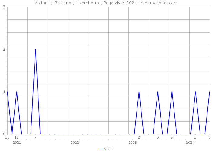Michael J. Ristaino (Luxembourg) Page visits 2024 