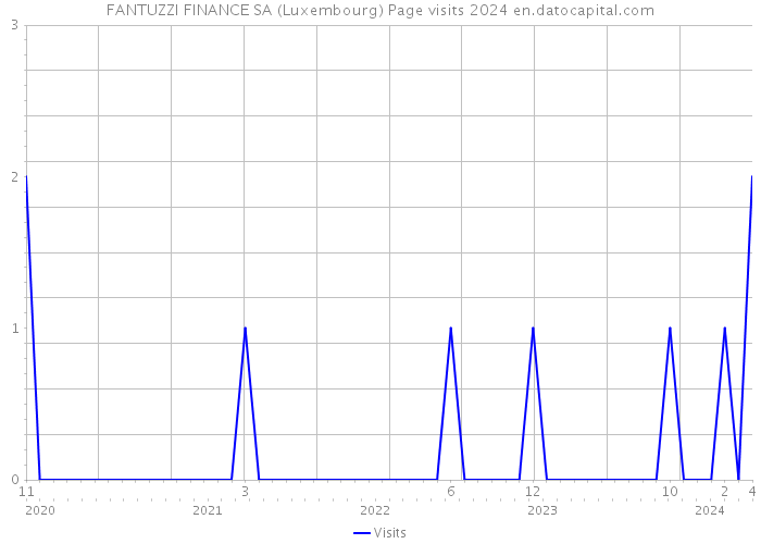 FANTUZZI FINANCE SA (Luxembourg) Page visits 2024 