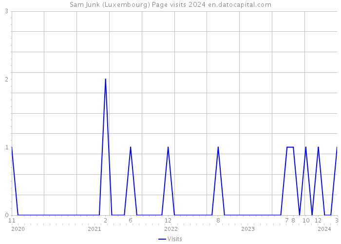 Sam Junk (Luxembourg) Page visits 2024 