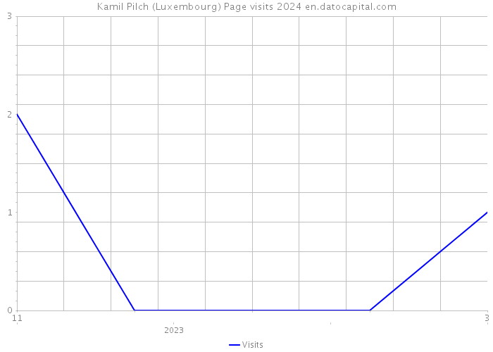 Kamil Pilch (Luxembourg) Page visits 2024 
