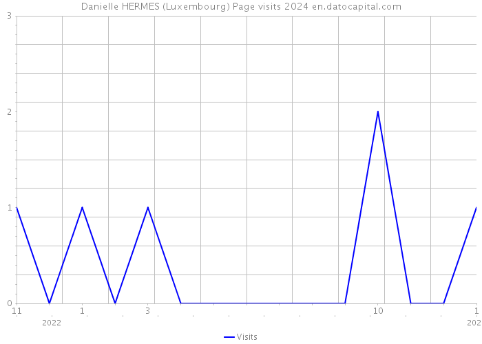Danielle HERMES (Luxembourg) Page visits 2024 