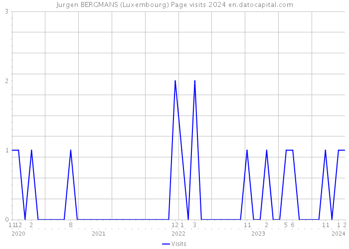 Jurgen BERGMANS (Luxembourg) Page visits 2024 