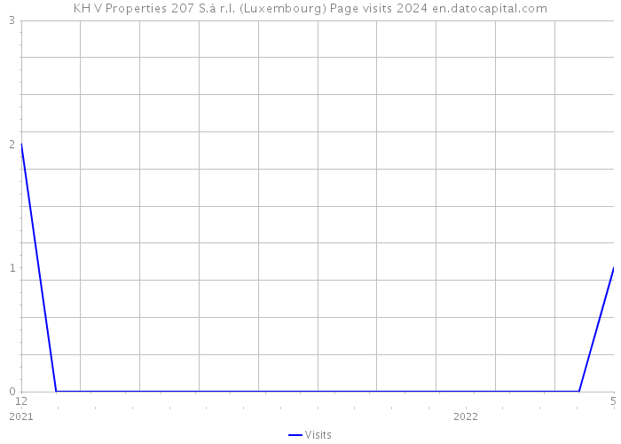 KH V Properties 207 S.à r.l. (Luxembourg) Page visits 2024 