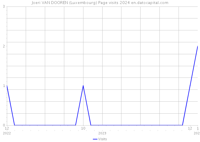 Joeri VAN DOOREN (Luxembourg) Page visits 2024 