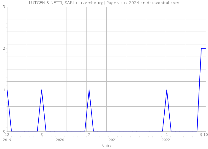 LUTGEN & NETTI, SARL (Luxembourg) Page visits 2024 