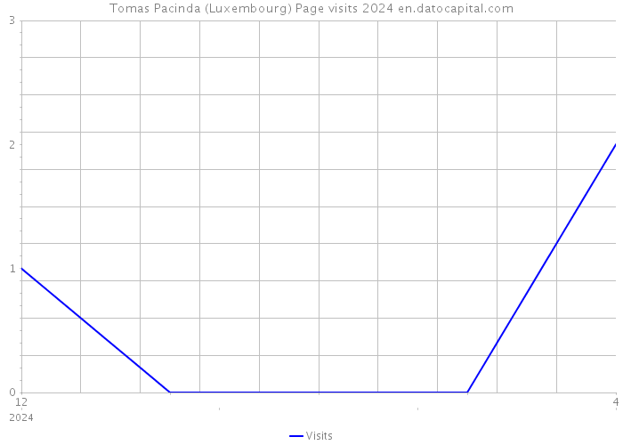 Tomas Pacinda (Luxembourg) Page visits 2024 