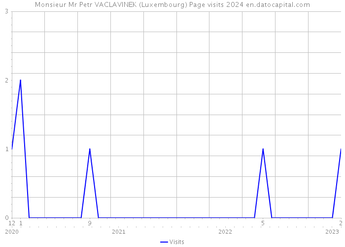 Monsieur Mr Petr VACLAVINEK (Luxembourg) Page visits 2024 