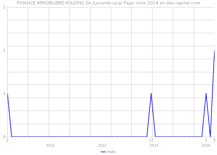 FINANCE IMMOBILIERE HOLDING SA (Luxembourg) Page visits 2024 