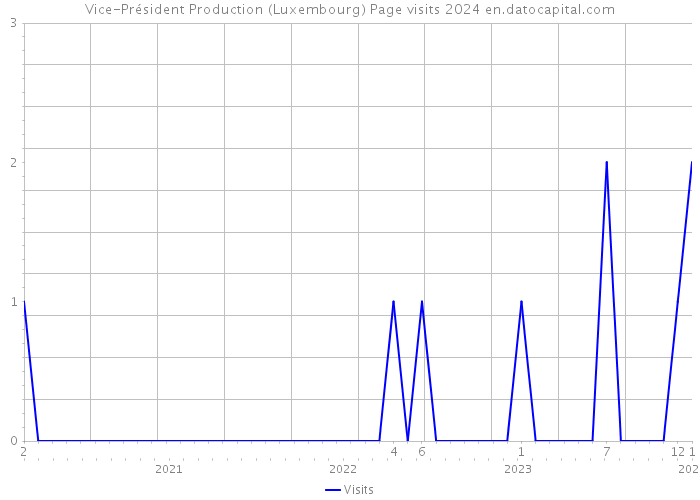 Vice-Président Production (Luxembourg) Page visits 2024 