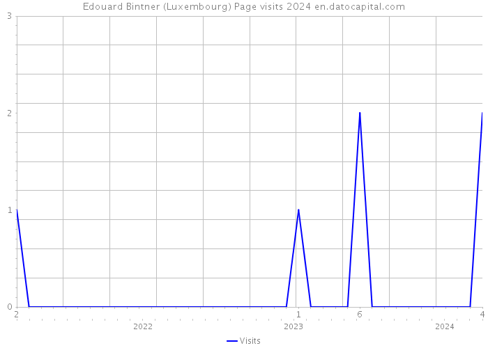 Edouard Bintner (Luxembourg) Page visits 2024 