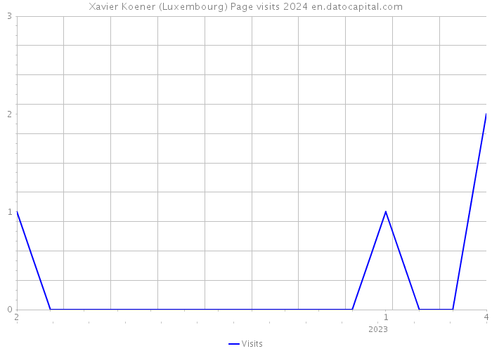 Xavier Koener (Luxembourg) Page visits 2024 
