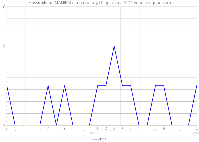 Massimiliano MANIERI (Luxembourg) Page visits 2024 