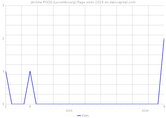 Jérôme POOS (Luxembourg) Page visits 2024 